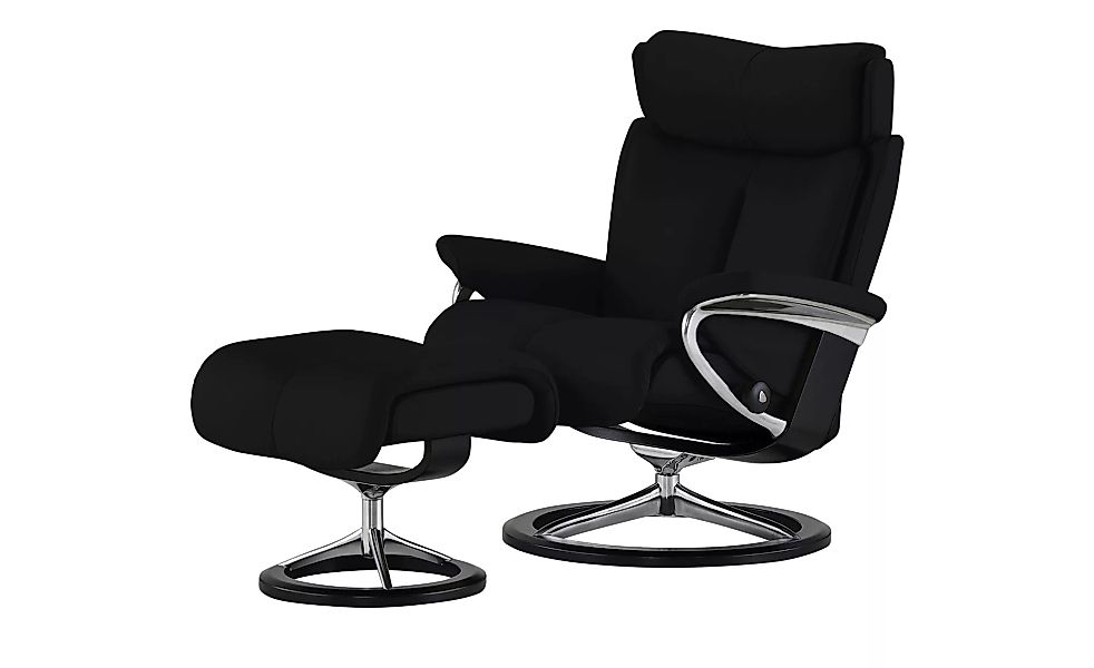 Stressless Relaxsessel mit Hocker - schwarz - 78 cm - 111 cm - 76 cm - Pols günstig online kaufen
