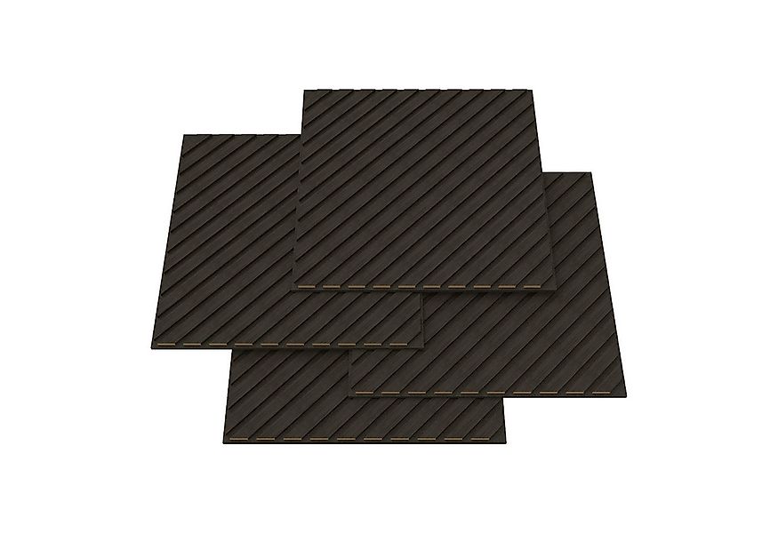 neu.holz 3D Wandpaneel, BxL: 60x60 cm, (Set, 12-tlg) »Vang« mit diagonalen günstig online kaufen