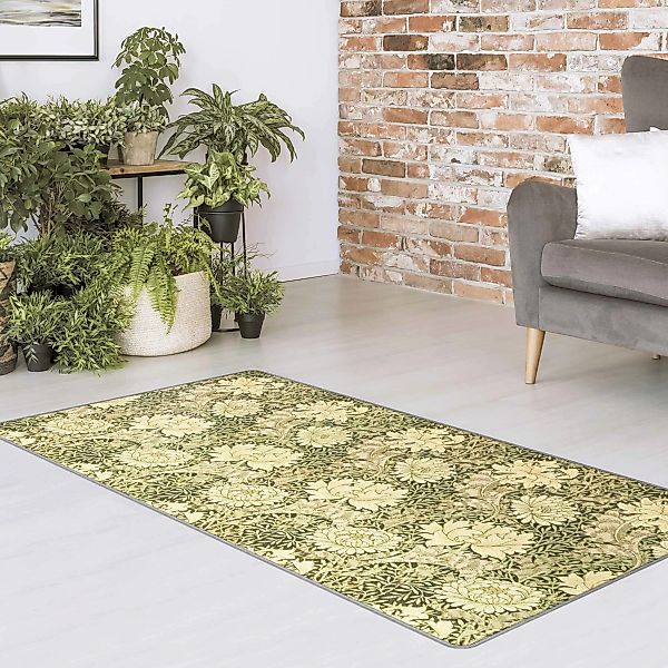 Teppich William Morris Muster - Große Blüten günstig online kaufen