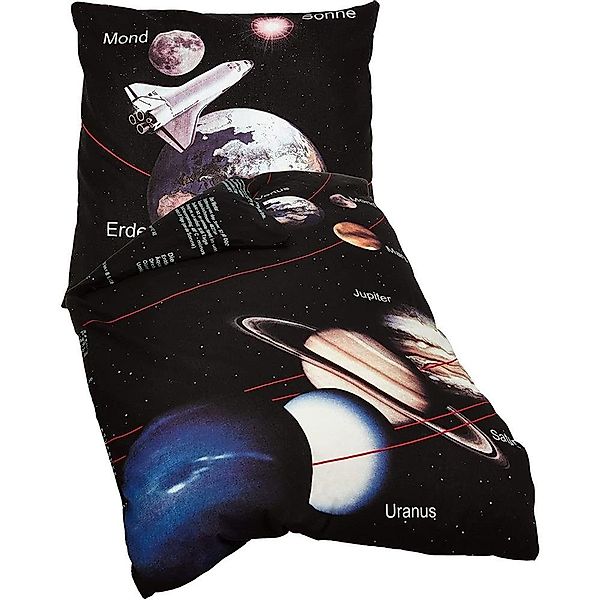 Herding Young Collection Jugendbettwäsche Sonnensystem, 135x200 günstig online kaufen