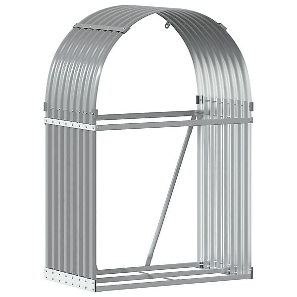 vidaXL Kaminholzregal Kaminholzunterstand Hellgrau 80x45x120 cm günstig online kaufen