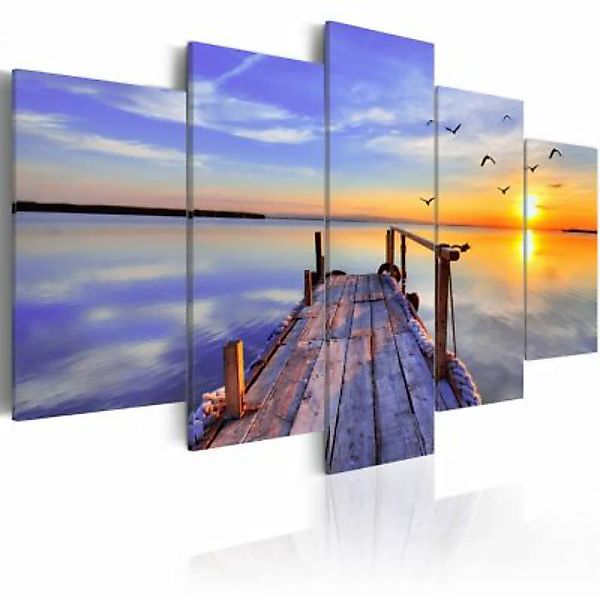 artgeist Wandbild Summer Harbor mehrfarbig Gr. 200 x 100 günstig online kaufen