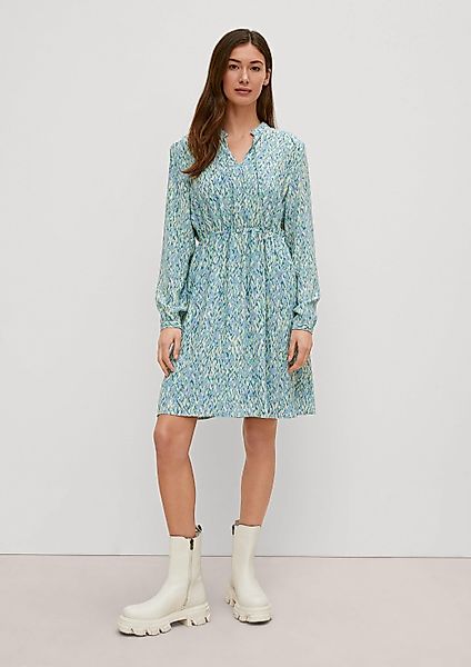 comma Minikleid Kleid Crêpe-Kleid aus Viskose günstig online kaufen
