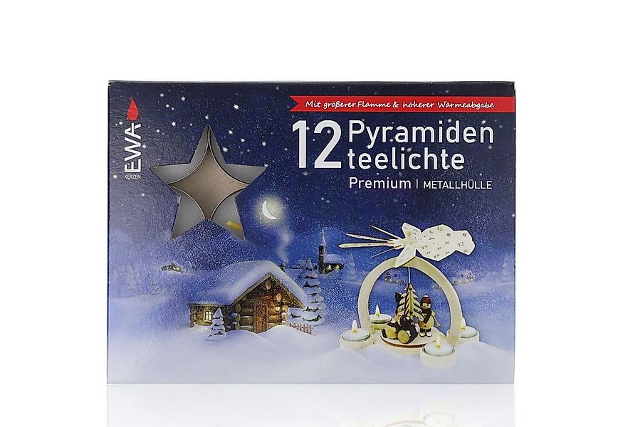 EWA Teelicht Ebersbacher Kerzenfabrik EWA ehem. JEKA 12 Pyramidenteelichte günstig online kaufen