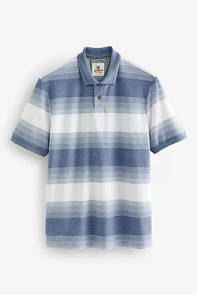 Next Poloshirt Poloshirt mit melierten Streifen (1-tlg) günstig online kaufen