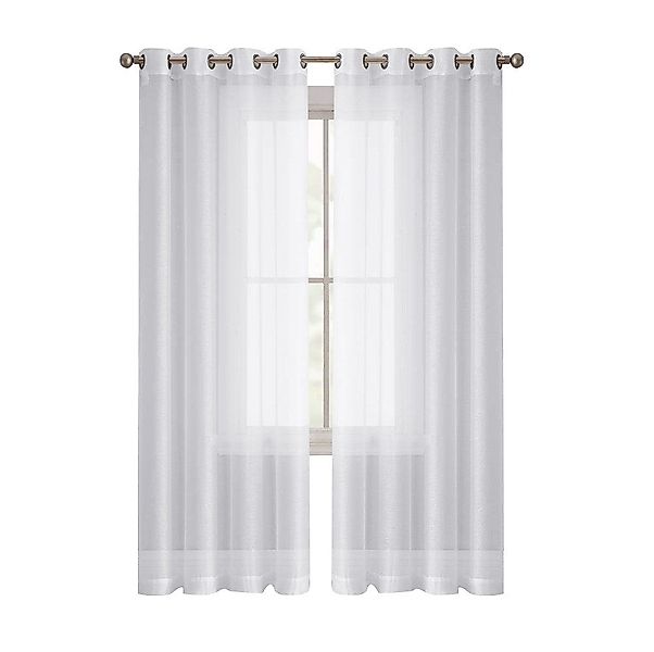 OKWISH Vorhang 2er Set Voile-Vorhang Vorhänge günstig online kaufen