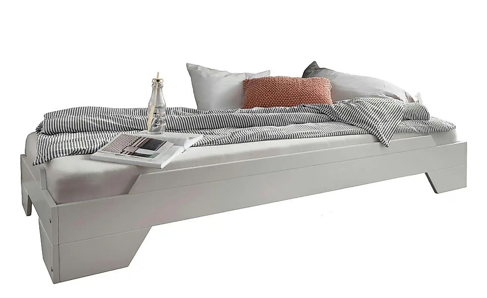 Stapelbett aus Massivholz Denver ¦ weiß ¦ Maße (cm): B: 95 H: 26 Betten > B günstig online kaufen