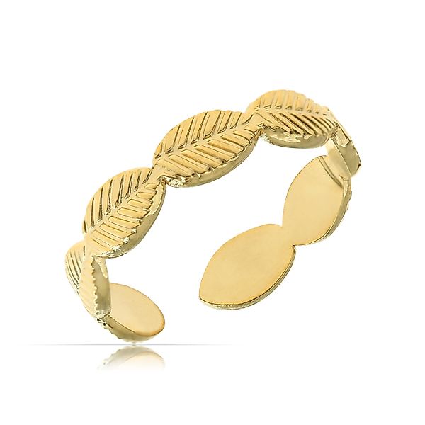 Made by Nami Fingerring Breiter Goldener günstig online kaufen