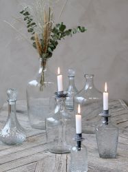 Chic Antique Kerzenhalter Flaschenaufsatz dekorativem Rand günstig online kaufen