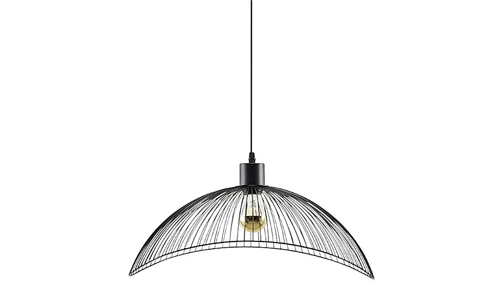 KHG Pendelleuchte  1-flammig  Drahtschirm schwarz   ¦ schwarz ¦ Maße (cm): günstig online kaufen