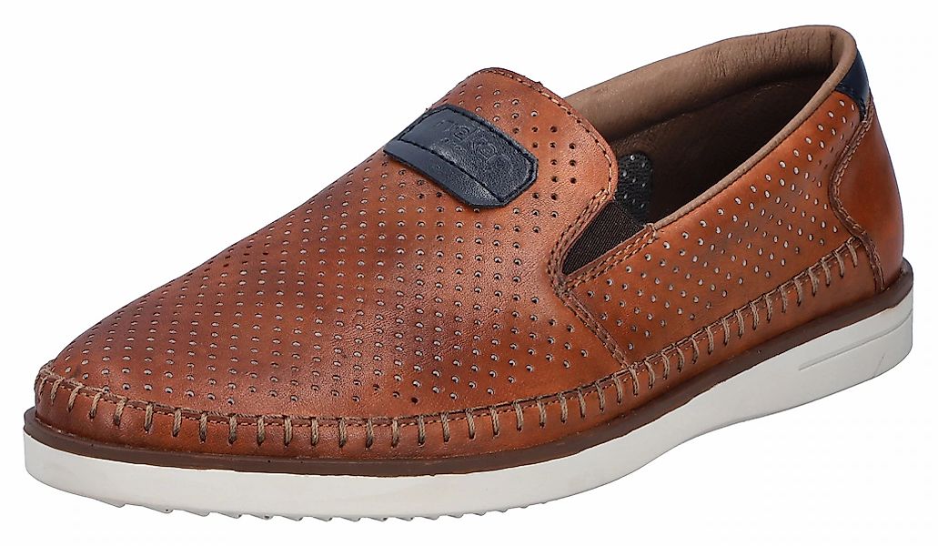 Rieker Slipper, Loafer, Schlupfschuh mit kleinen Stretcheinsätzen günstig online kaufen