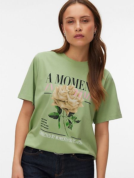 Vero Moda Kurzarmshirt VMURENA CATY SS TOP BOX JRS mit floralem Print günstig online kaufen