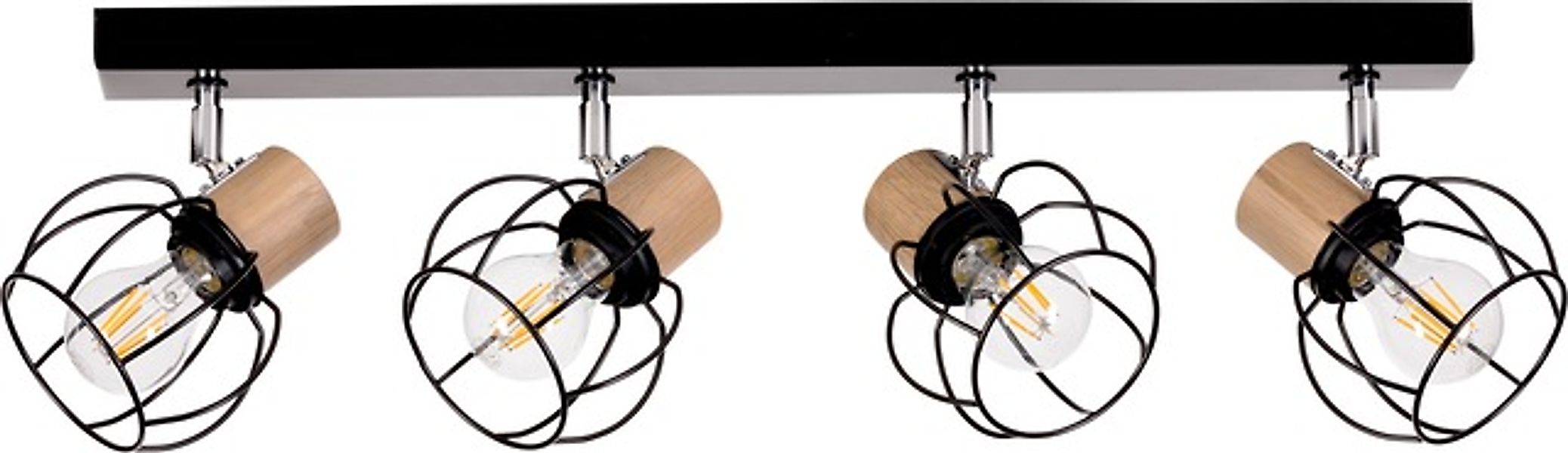 BRITOP LIGHTING Deckenleuchte »Phiphi«, 4 flammig, Leuchtmittel E27   ohne günstig online kaufen