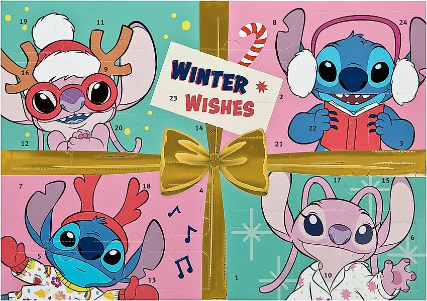 UNDERCOVER Spielzeug-Adventskalender Lilo & Stitch (24-tlg) günstig online kaufen