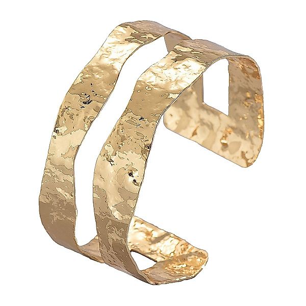 KARMA Armreif Armband Damen Metall Gold günstig online kaufen