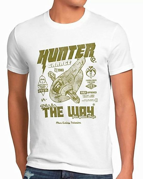 style3 T-Shirt Hunter Repairshop yoda star the mandalorian wars günstig online kaufen