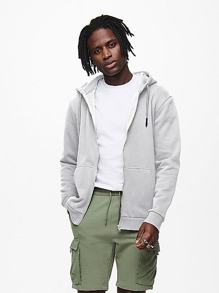 ONLY & SONS Kapuzensweatjacke ONSCERES ZIP THR. HOODIE SWEAT NOOS günstig online kaufen