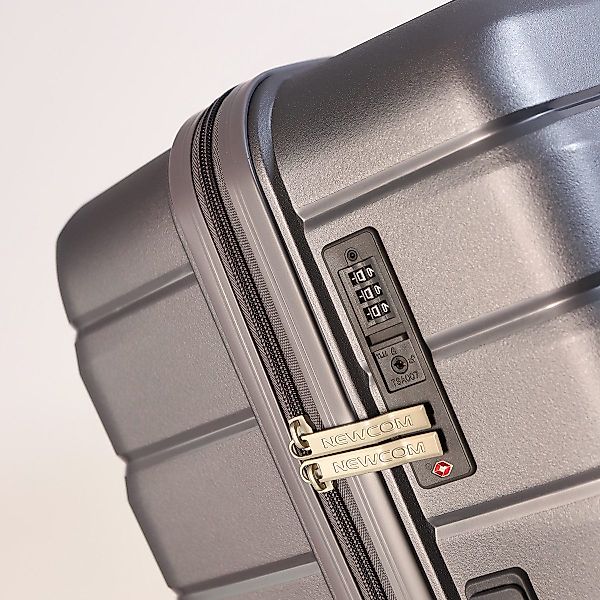 NEWCOM Hartschalen-Trolley Hartschalenkoffer / PP Reisekoffer günstig online kaufen