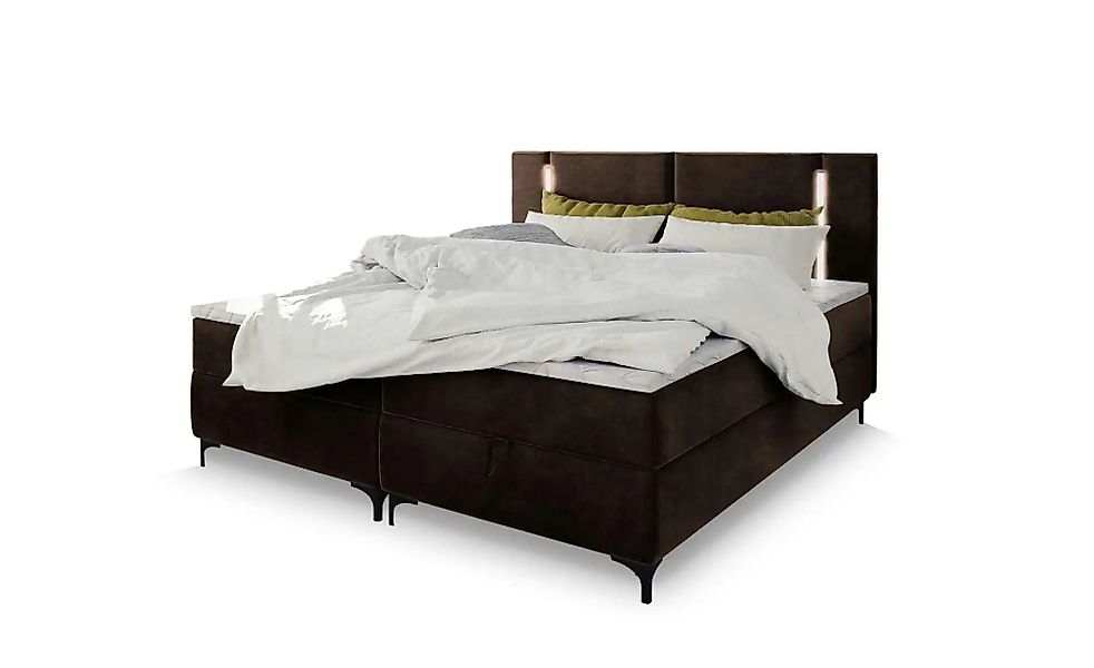 MASSENO Boxbett mit Bettkasten Alba ¦ braun ¦ Maße (cm): B: 160 H: 108 Bett günstig online kaufen