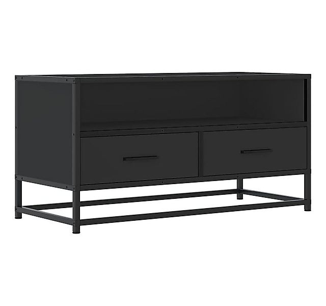 vidaXL TV-Schrank TV-Schrank Schwarz 80x34,5x40 cm Holzwerkstoff und Metall günstig online kaufen