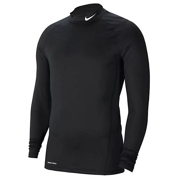 Nike Pro Warm Langarm-t-shirt 2XL Black / White günstig online kaufen