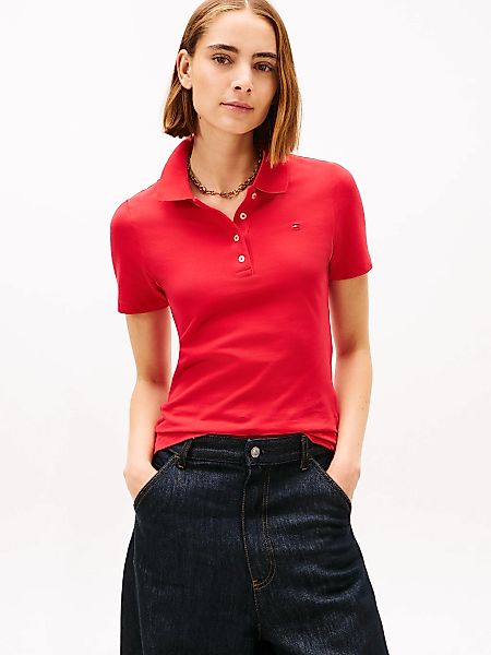 Tommy Hilfiger Poloshirt "1985 Slim Fit Pique Premium" mit Logostickerei, m günstig online kaufen