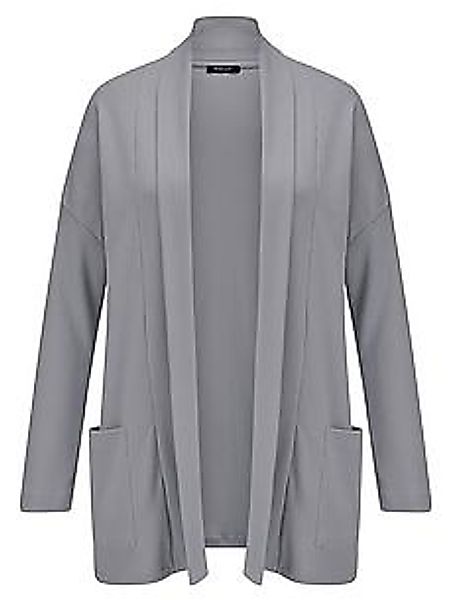 Long-Jacke Schalkragen Peter Hahn grau günstig online kaufen