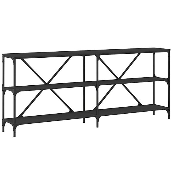 vidaXL Beistelltisch Konsolentisch Schwarz 180x30x75 cm günstig online kaufen