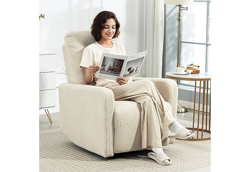 HOMCOM Relaxsessel Verstellbarer Rückenlehne (Liegesessel, 1-St., Fernsehse günstig online kaufen