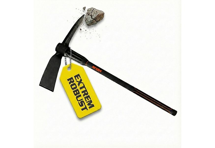 Hecht Gartenhacke Spitzhacke Kreuzhacke 91 cm Länge Fiberglaskern Gummigrif günstig online kaufen