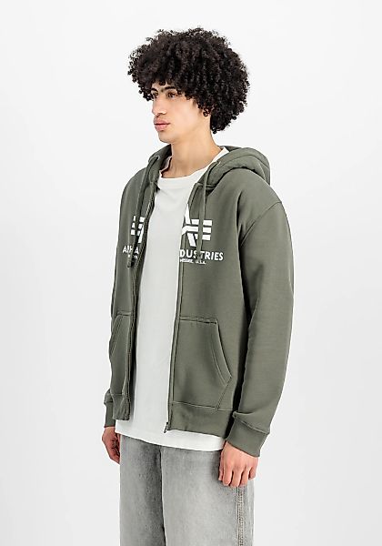 Alpha Industries Kapuzensweatjacke "BASIC ZIP HOODY" Baumwollmischung, regu günstig online kaufen