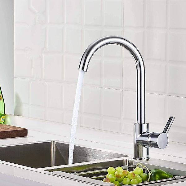 HOMELODY Spültischarmatur Wasserhahn Küche Hochdruck Küchenarmatur günstig online kaufen