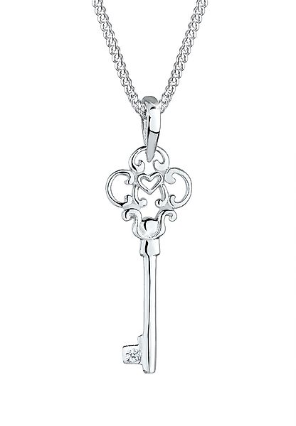 Elli DIAMONDS Kette mit Anhänger Schlüssel günstig online kaufen