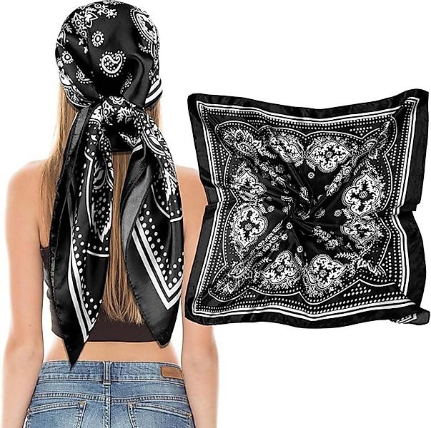 Coonoor Halstuch 90x90cm Kopftuch Bandanas Haartuch für Damen günstig online kaufen