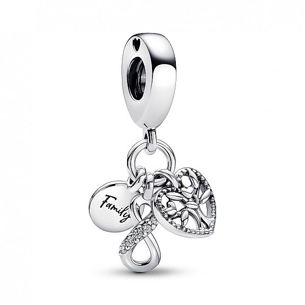 Pandora Charm-Einhänger Pandora Family Infinity Triple günstig online kaufen