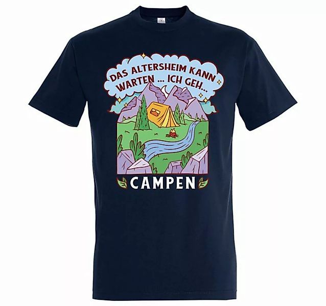 Youth Designz T-Shirt "Das Altersheim Kann Warten, Ich Geh Campen" Herren T günstig online kaufen