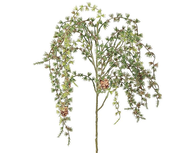 Winterliche Kunstpflanze Dekozweig mit Zapfen für Weihnachtsdeko und Winter günstig online kaufen