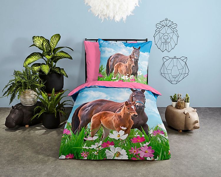 good morning Kinderbettwäsche Dora, Renforcé, 2 günstig online kaufen