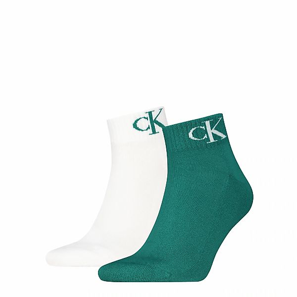 Calvin Klein Jeans Kurzsocken "CKJ MEN QUARTER MONOGRAM" 2 Paar, mit dezent günstig online kaufen