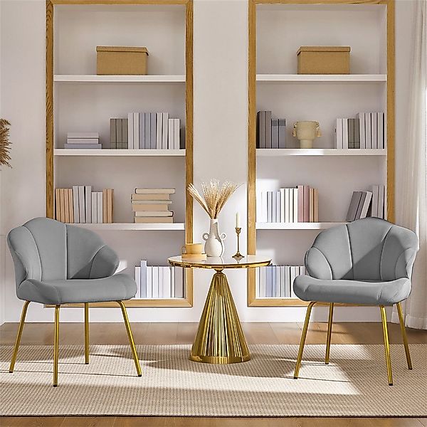 Yaheetech Loungesessel Esszimmerstuhl in Muschelform (1-St), günstig online kaufen