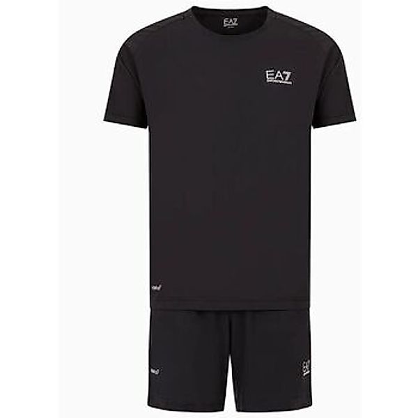 Emporio Armani EA7  T-Shirts & Poloshirts 8NPV03 PNDDZ-1200 BLACK günstig online kaufen