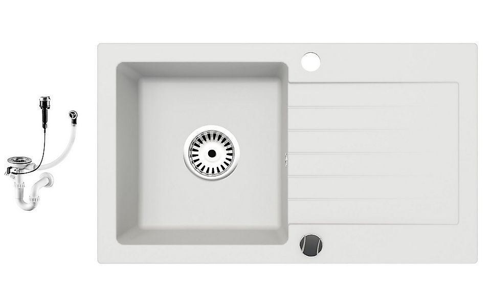 Faizee Möbel Granitspüle Granitspüle Küchenspüle Granit Siphon Einbauspüle günstig online kaufen