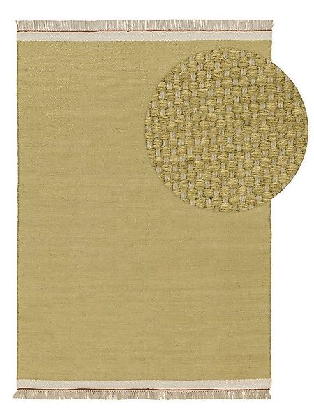 benuta Wollteppich Karla, rechteckig, Höhe: 5 mm, Kunstfaser, Berber, Ethno günstig online kaufen