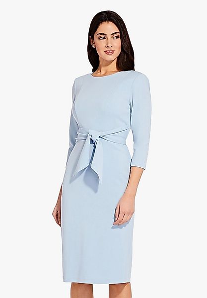Adrianna Papell Abendkleid Knit Crepe Tie Waist Sheath Edel, schlicht, zeit günstig online kaufen