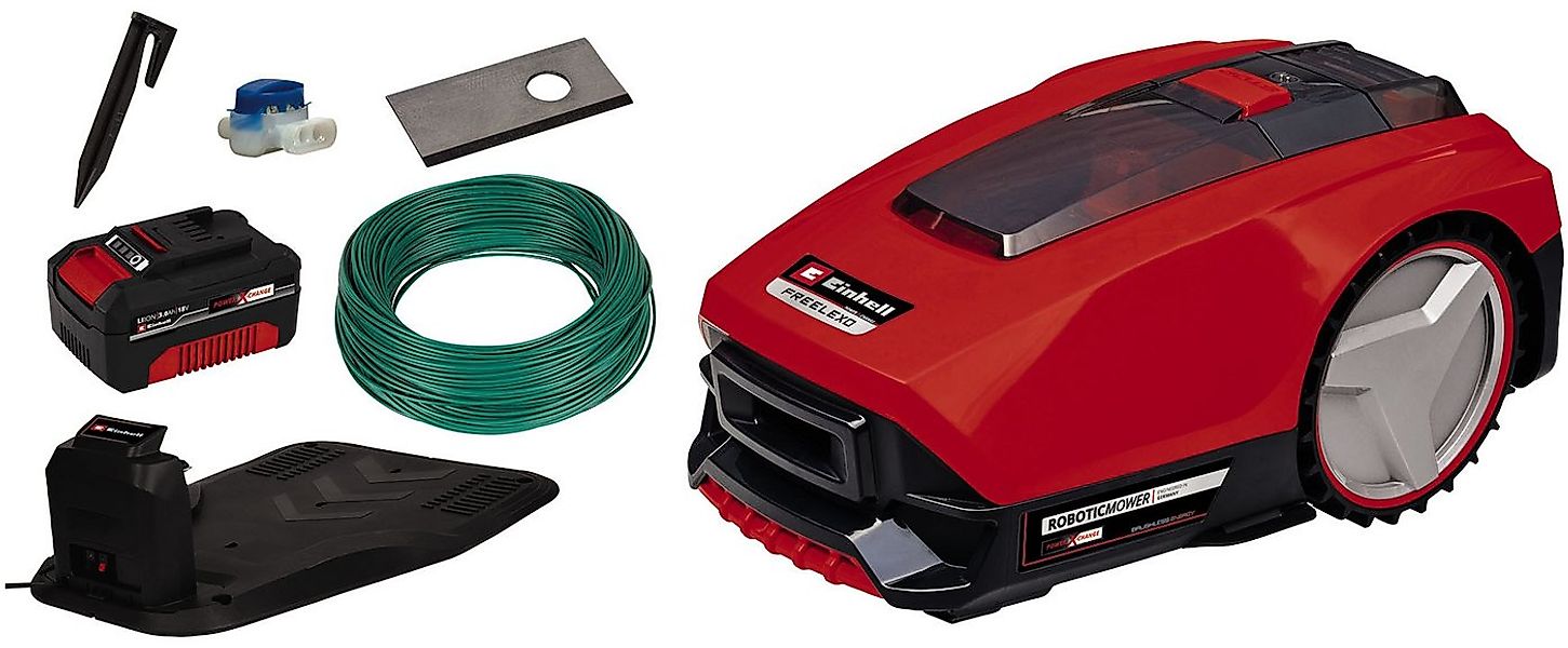 Einhell Rasenmähroboter »FREELEXO 550 Kit Mähroboter«, bis 550 m² Rasenfläc günstig online kaufen