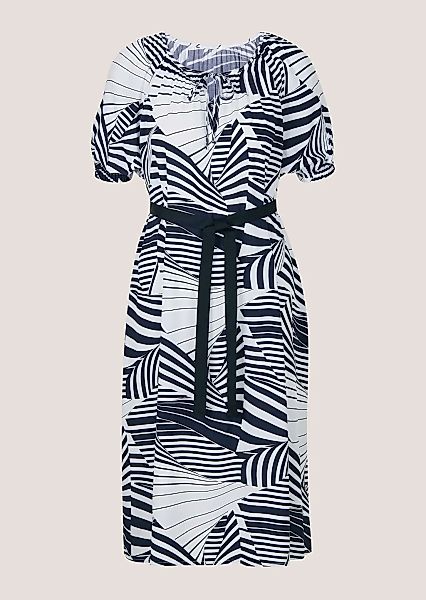 MADELEINE Midikleid "Sommerkleid Druckkleid mit grafischem Muster" Eingriff günstig online kaufen