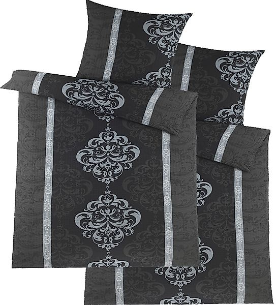 KH-Haushaltshandel Bettwäsche 4-tlg. Seersucker Bettwäsche 2x günstig online kaufen