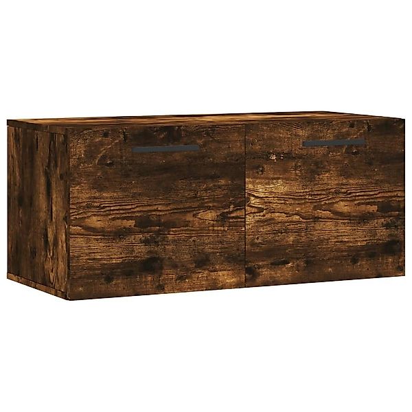 vidaXL Hängeschrank Wandschrank Räuchereiche 80x36,5x35 cm günstig online kaufen