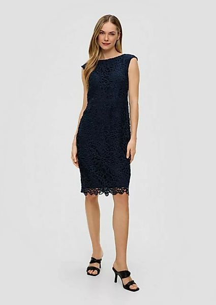 s.Oliver BLACK LABEL Minikleid Kleid aus Spitze Spitze günstig online kaufen