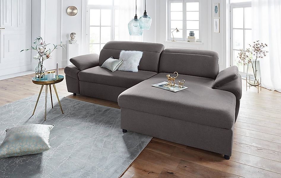 exxpo - sofa fashion Ecksofa "Spring, super bequem, mit Armteil- und Kopfte günstig online kaufen